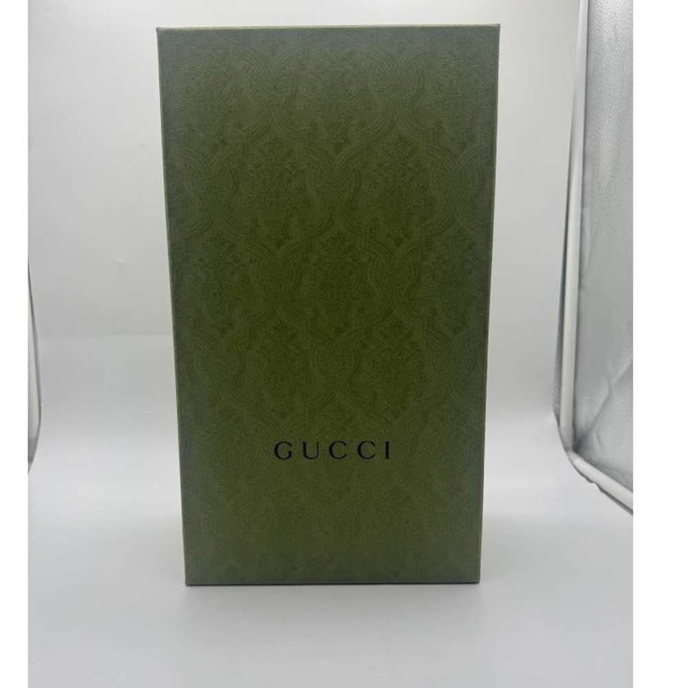 Gucci Green Damask Shoebox Replacement Storage Box‎ 627820 J8700 6559 Size 35